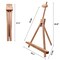 Painting Easel, Folding Wooden Tabletop Easel Stand Holds Highest to 21" Canvas, Portable Desktop Easel Suitable for Artists, Beginners, Students